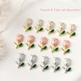 thumbnail image 3 of huanledash 10Pcs Nail Art Tulip High Gloss Three Dimensional Non-Fading Removable DIY Alloy Women Glitter Tulip Manicure Decoration Beauty Supply, 3 of 5