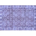 thumbnail image 1 of Ahgly Company Machine Washable Indoor Rectangle Oriental Blue Traditional Area Rugs, 2' x 5', 1 of 4