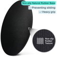 thumbnail image 2 of Larger Mouse Pad with Stitched Edge, Premium-Textured Mouse Mat Waterproof Non-Slip Rubber Base Round Mousepad for Office Gaming PC Laptop 8.7×8.7 inches, Abstract Black and White, 2 of 14