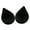 Black, variant on Tear Drop Shape Breast Pad Invisible Bra Pad Insert Removeable Sports Bra Cups Inserts Chest Push Up Insert Pads for Swimsuit Bikini