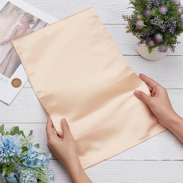 Women's Wedding Dresses Modesty Panel Adjustable Panel Fit Satin for Formal Prom Dress PapayaWhip 408~410x240~243x0.5~1mm Beige