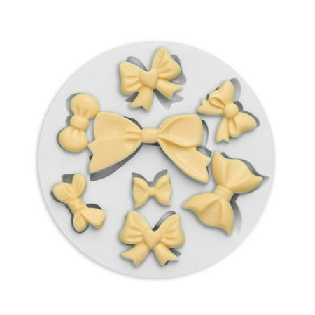 

JZROCKER Multiple MINI Bow Bowknots Shape Cake Mold Chocolate Mold for the Kitchen Baking Cake Tool DIY Sugarcraft Decoration Too