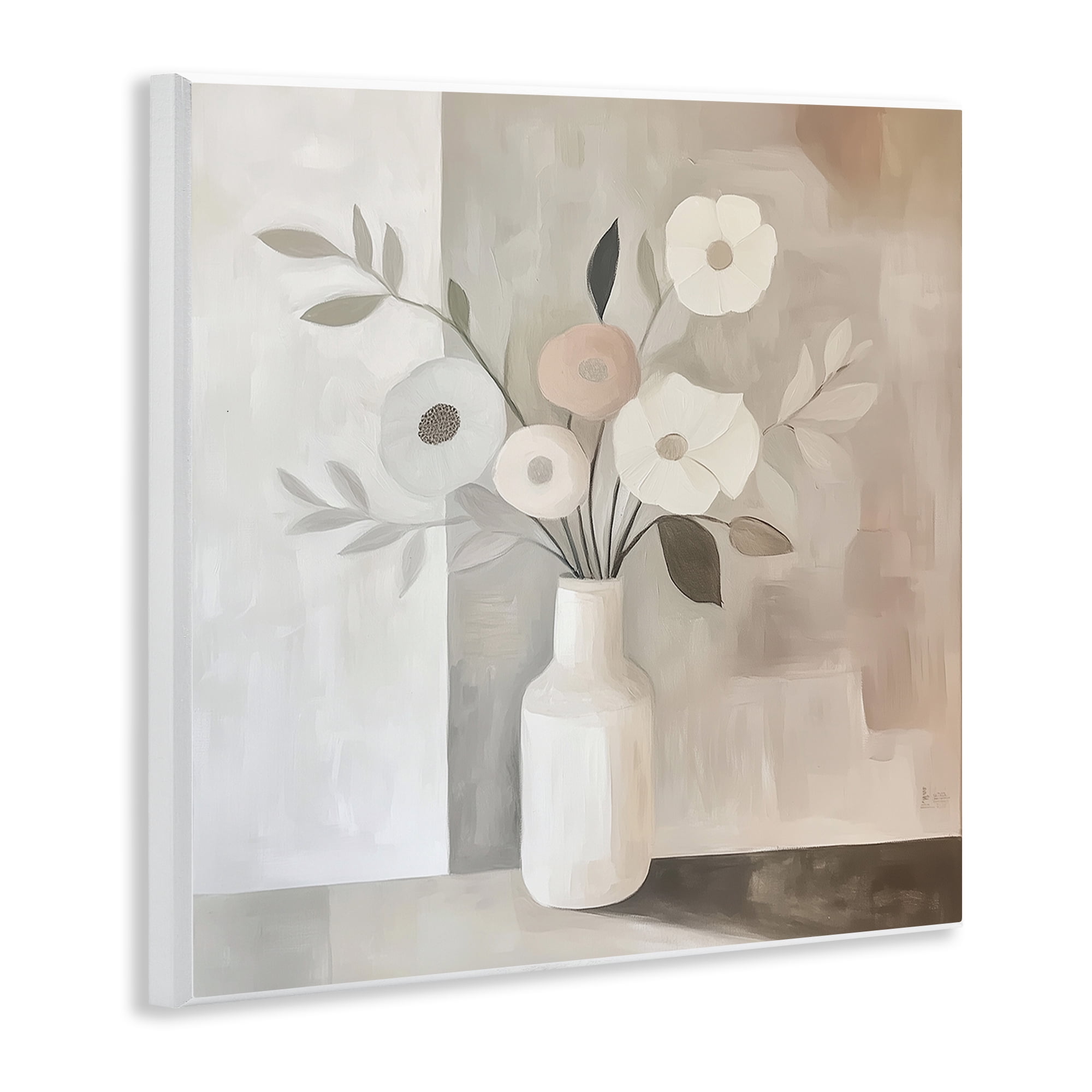 Stupell Industries Minimalist Muted Flower Vase Wall Plaque Art, design by Heidi Kuntz
