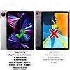 thumbnail image 1 of 2pcs ipad Protective Film-[Without Second Stick Box] 2.5D Arc Edge HD Version-New iPad Pro 4th Generation [2022 12.9 Inch], 1 of 5