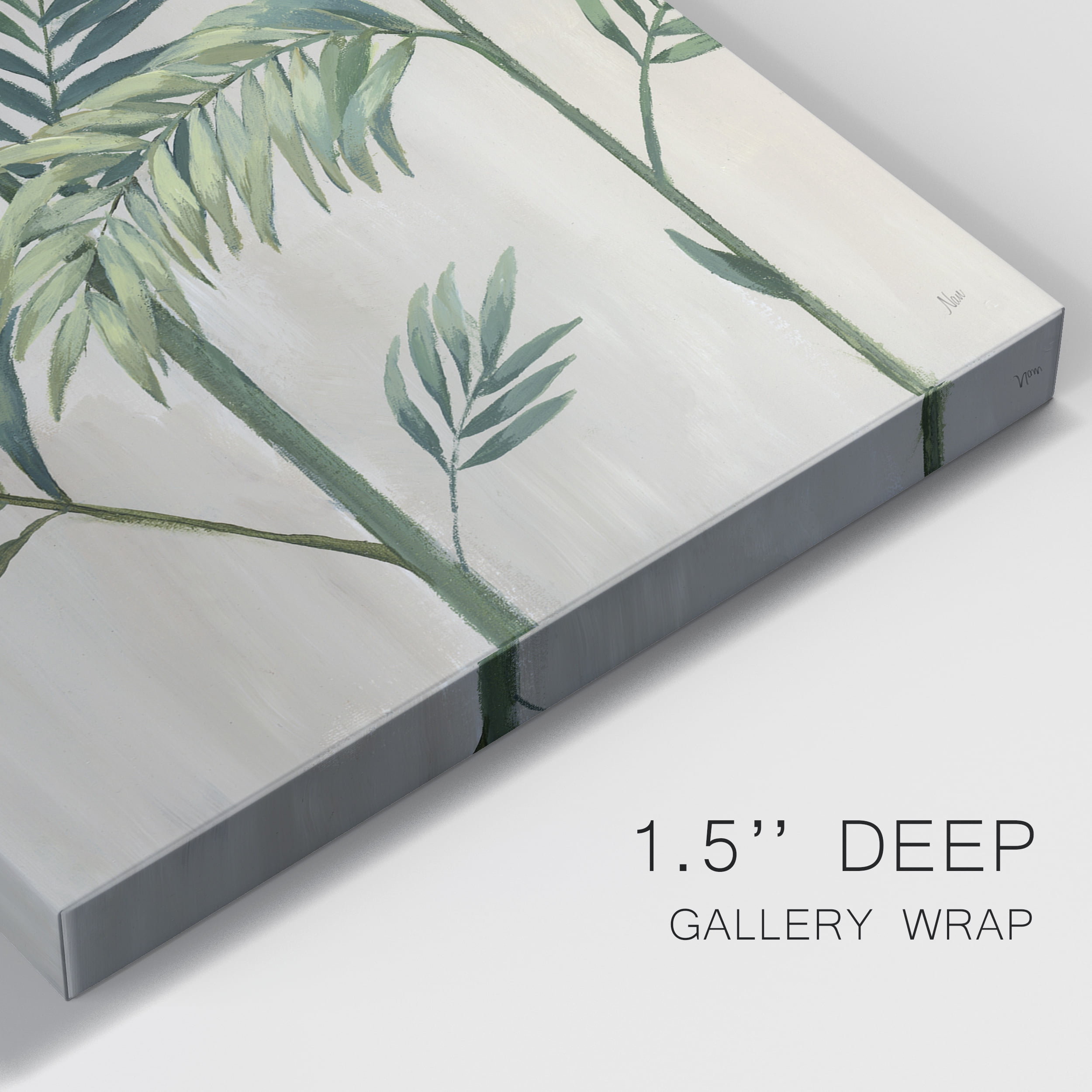 Modern Fronds II Premium Gallery Wrapped Canvas - Ready to Hang - 8 x 12