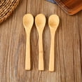 thumbnail image 1 of Cuchara de madera redonda de bambú Cuchara para sopa Cuchara para mezclar Utensilios de cocina de madera, 1 of 8
