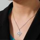 thumbnail image 3 of Collar de acero inoxidable con nudo celta diseño de bruja y brujería, 3 of 5