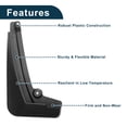 thumbnail image 4 of Guardabarros Splash Guards Direct Fit de Unique Bargains para DS7 2017-2022 Delantero y Trasero Pre-perforado 1 Juego Kit de Protección para Todas las Climas, 4 of 7