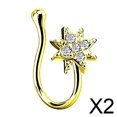 thumbnail image 1 of piercings en la nariz,piercings falsos,piercing en la nariz,anillos para tabique,clip en falso labio,aro para pezón para mujeres,piercing ,pendientes para hombres,piercings de aros dorados, 1 of 8