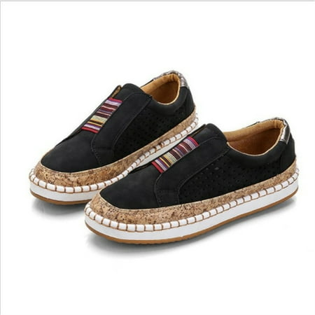 

Women\ s Comfortable Flat Casual Shoes Walking Shoes Hollow Casual Sneaker
