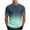D, variant on Mens T-shirts Gradient Short Sleeve Crewneck Tee with Stylish Color Transition Design Daily Wear Casual T Shirt for Men C XL