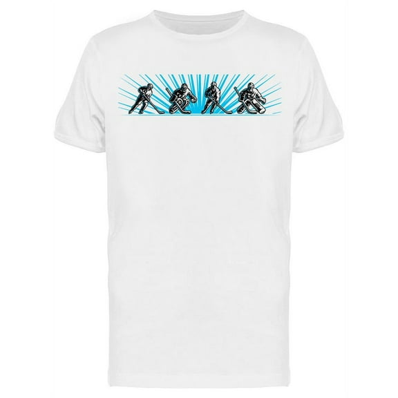 Ice Hockey Players T-Shirt Men -Image by Shutterstock, Male Large