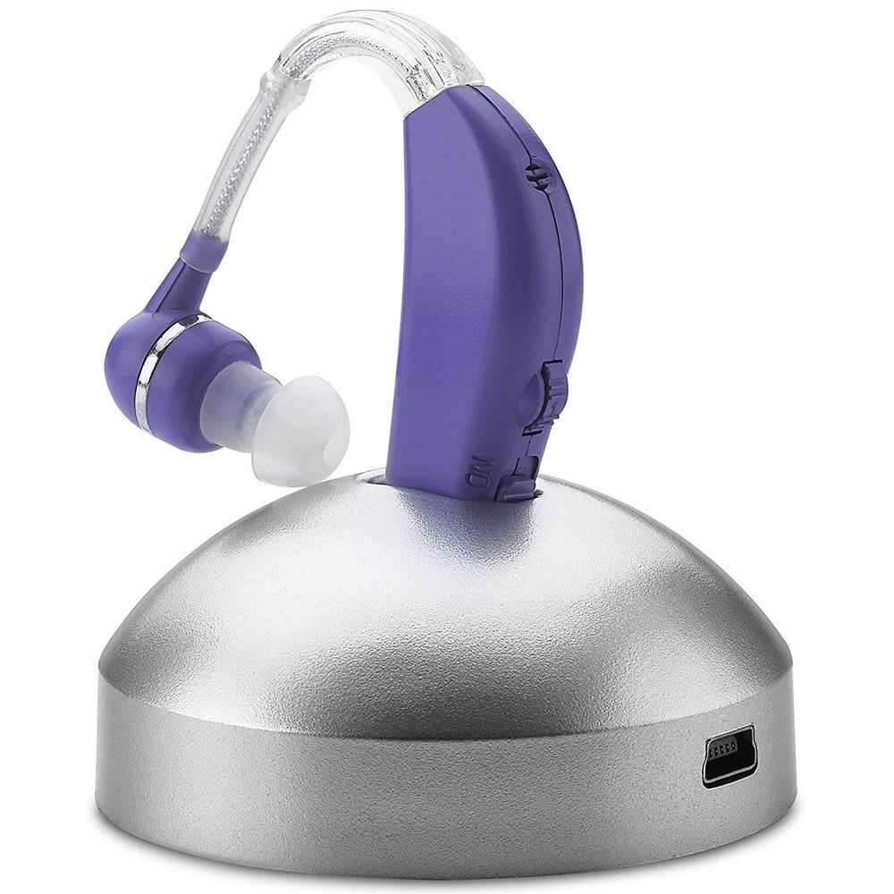 MEdca Rechargeable Digital Behind the Ear Personal Hearing Amplifier