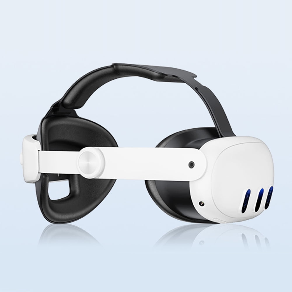 Yucurem Adjustable VR Head Strap VR Head Band for Meta Quest 3 VR Headset  (Black) 
