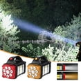 thumbnail image 1 of Fiudx Linterna Led Recargable, Alta Luminosidad, Carga Solar, Diseño Portátil, Fuente de Alimentación de Emergencia, Ideal para Camping, Senderismo y Exploración, Uso Doméstico Al Aire Libre, Batería, 1 of 2