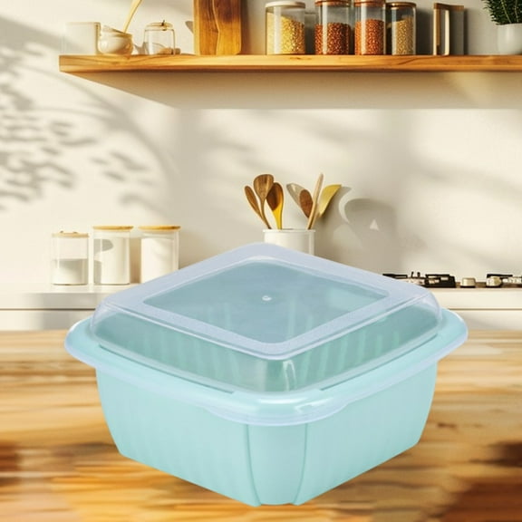 sruoe Kitchen Draining Basket, Colander Bowl, Draining Basket for Bowl, Holdhand Drain Basin Baskets, Drainage Basket, Efficient Vegetable Washing, Fruit Rinsing Drain Basket, Plastic