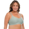 thumbnail image 3 of Joyspun Women’s Wireless Bonded Bra with Mesh Inserts, Sizes XS-XXXL, 3 of 8