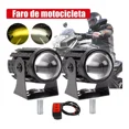 thumbnail image 3 of Faros Auxiliares Moto Doble Color Impermeables Faros Led Par, 3 of 8