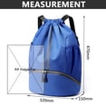 thumbnail image 4 of Kuymtek Fitness Con Cordón Waterpeoof Gym Sackpack para Al Aire Libre (azul), 4 of 8