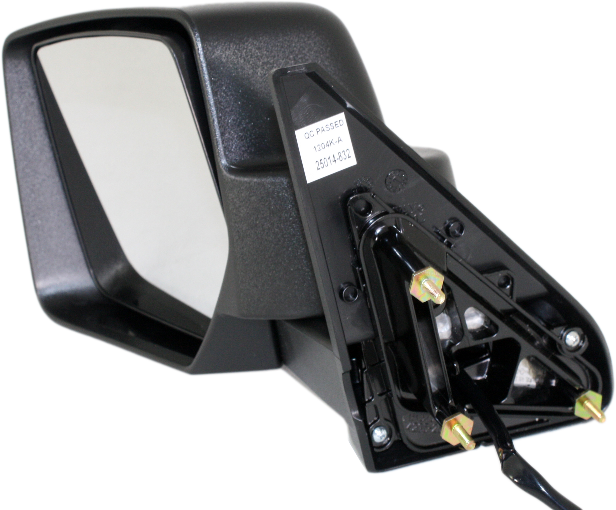 Mirror Compatible With 2007-2017 Jeep Patriot Left Driver Side Textured Black Kool-Vue