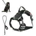thumbnail image 2 of Nordmiex No Pull Dog Harness Adjustable Reflective Dog Vest Harness with 5FT Dog Leash and Handle for Small Medium Large Dogs, Black, 2 of 8