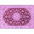 thumbnail image 1 of Ahgly Company Indoor Rectangle Medallion Pink Traditional Area Rugs, 8' x 10', 1 of 4