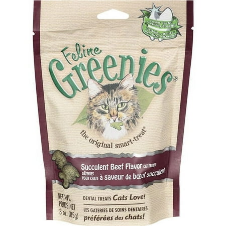 FELINE GREENIES 3 OZ. BEEF