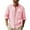 Pink, variant on Mens Long Sleeve Cotton Linen Shirt Button Down Loose Fit Vintage Shirts Comfy Lapel Collar Vacation Beach Henley Shirt Tops Khaki XXL