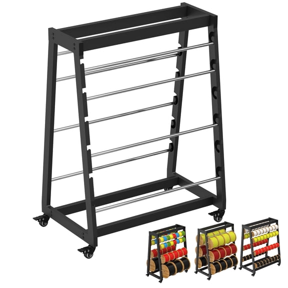 Wliqien Heavy-Duty 8-Rod Wire Spool Rack, 400lb Capacity Cable Caddy & Dispenser with Locking Wheels for Electrical, Industrial and Retail Use, Adjustable Mobile Wire Holder Organizer