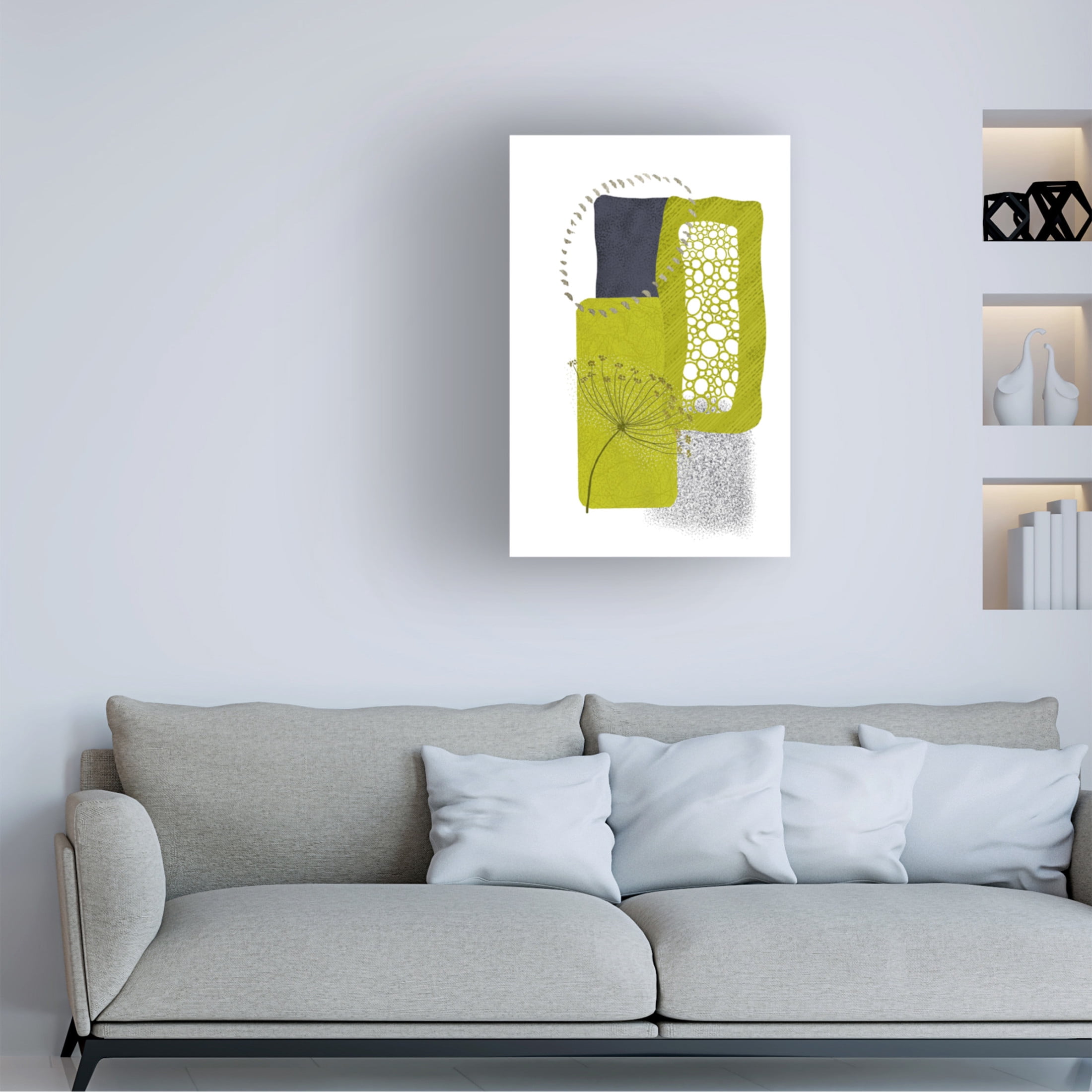 Trademark Fine Art Sally Ann Moss Love of Form 1 Canvas Wall Art