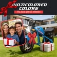 thumbnail image 7 of 24V 9AH Electric Dirt Bike, 12 MPH & 110lb Max, 350W Ride On Toy for Big Kids w/14in EVA Wheels & Metal Frame, Twist Grip Throttle, Dual Suspension, Music, Light, Kids Motorcycle for Kids 6+, Blue, 7 of 7