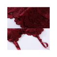 thumbnail image 3 of Womens V-Neck Comfort Push up Seamless Pullover Lace Back Wireless Bra, 3 of 9