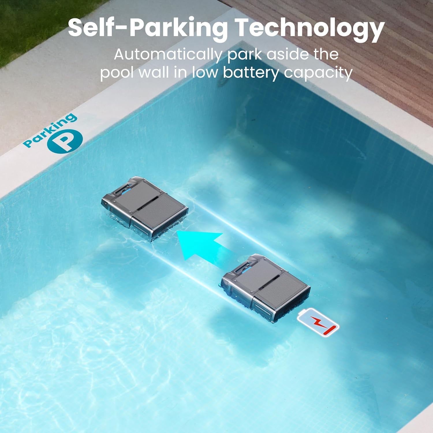 Upgraded Solar Pool Skimmer, Robotic Pool Surface Skimmer Cleaner with Remote Control -24 Hours Continuous Cleaning Smart Obstacle Avoidance