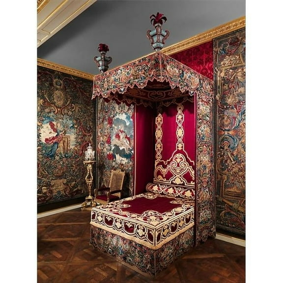 Bed Valances & Side Curtains Poster Print - 18 x 24