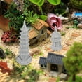 thumbnail image 6 of unbranded 2 Pcs Garden Simulated Wenchang Tower Convenient and Practical Decoration 10x4cm, 6 of 8