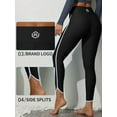 thumbnail image 5 of ALove Women's V Slit Swim Pants High Waisted Stretchy Tight Leggings Suring Swim Bottoms, 5 of 6