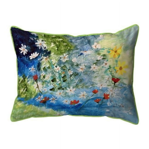 Betsy Drake ZP1384 20 x 24 in. Many Wildflowers Zippered Pillow - Extra Large