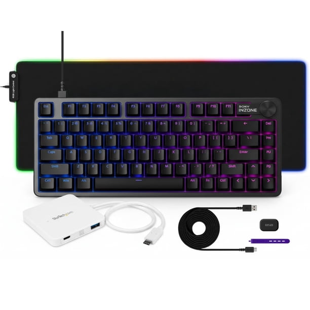 Teclado para Juegos Sony INZONE KBD-H75 75% Alámbrico de Aluminio RGB Bundle