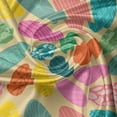 thumbnail image 5 of Ambesonne Abstract Valance Pack of 2, Rhythmic Colorful Circles, 54"X12", Pale Teal Pink, 5 of 5