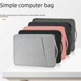 thumbnail image 1 of Bolsa para portátil de gran capacidad, impermeable, a prueba de golpes, forro interior de felpa gruesa, bolsa para tableta, 1 of 5