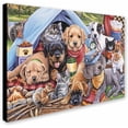 thumbnail image 2 of Trademark Fine Art 'Camping Buddies' Canvas Art by Jenny Newland, 2 of 3