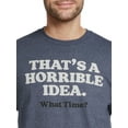 thumbnail image 4 of Bad Idea Men’s & Big Men’s Graphic Tee with Short Sleeves, Sizes S-3XL, 4 of 5