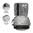 thumbnail image 3 of Square Lunch Bag 10.5*3.5*9.5 Inches Cooler Bag Lunch Bag Insulation Portable Durable Fashion Beautiful Cyberpunk Women, 3 of 6