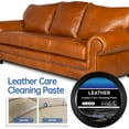 thumbnail image 2 of Lume Wear Leather Care Cleaning Paste And Upholstery Cleaner for Car Seats. A Multi Purpose Leather Cleaner Spray That Conditions And Protects Your Leather Goods, 2 of 9