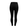thumbnail image 4 of Leggings de terciopelo cálidos de invierno para mujer talla grande: gruesos, corte ajustado, diseño compuesto, cintura elástica, para combinar con jerséis., 4 of 5