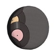 thumbnail image 1 of Fotbe Vinyl Records Funda de Llanta de Repuesto con Estampado, Engrosada, Ajuste Universal para Jeep, Remolque, RV, SUV, Camión-14 inch, 1 of 6