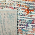 thumbnail image 5 of SAFAVIEH Madison Xanthia Vintage Abstract Runner Rug, Light Blue/Orange, 2'2" x 12', 5 of 8