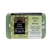 One With Nature Dead Sea Minerals Triple Milled Bar Soap - Olive Oil 7 oz Bar(S)