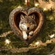 thumbnail image 5 of Adornos navideños, adornos navideños, regalos navideños, colgante acrílico con forma de corazón., 5 of 7