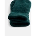 thumbnail image 3 of Scenario Women's Rib Mittens, Green, 3 of 4
